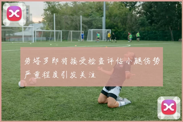 劳塔罗即将接受检查评估小腿伤势严重程度引发关注