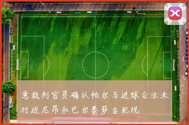 意裁判官员确认帕尔马进球合法未对迈尼昂和巴尔泰萨吉犯规
